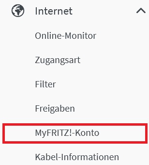 FRITZ!Box - Internet